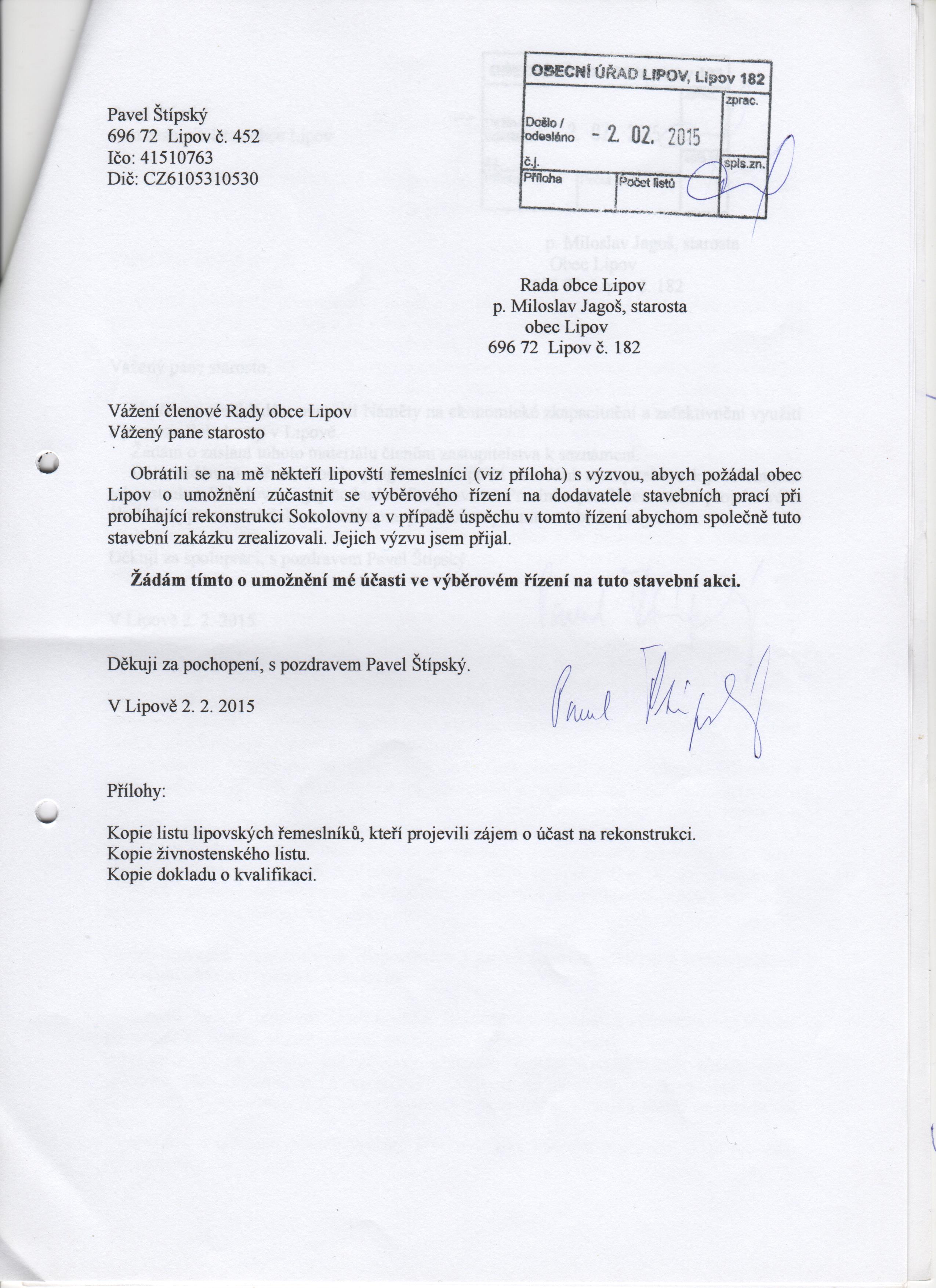 rekonstrukce sokolovny žádost 2